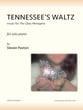 TENNESSEE'S WALTZ for solo piano piano sheet music cover